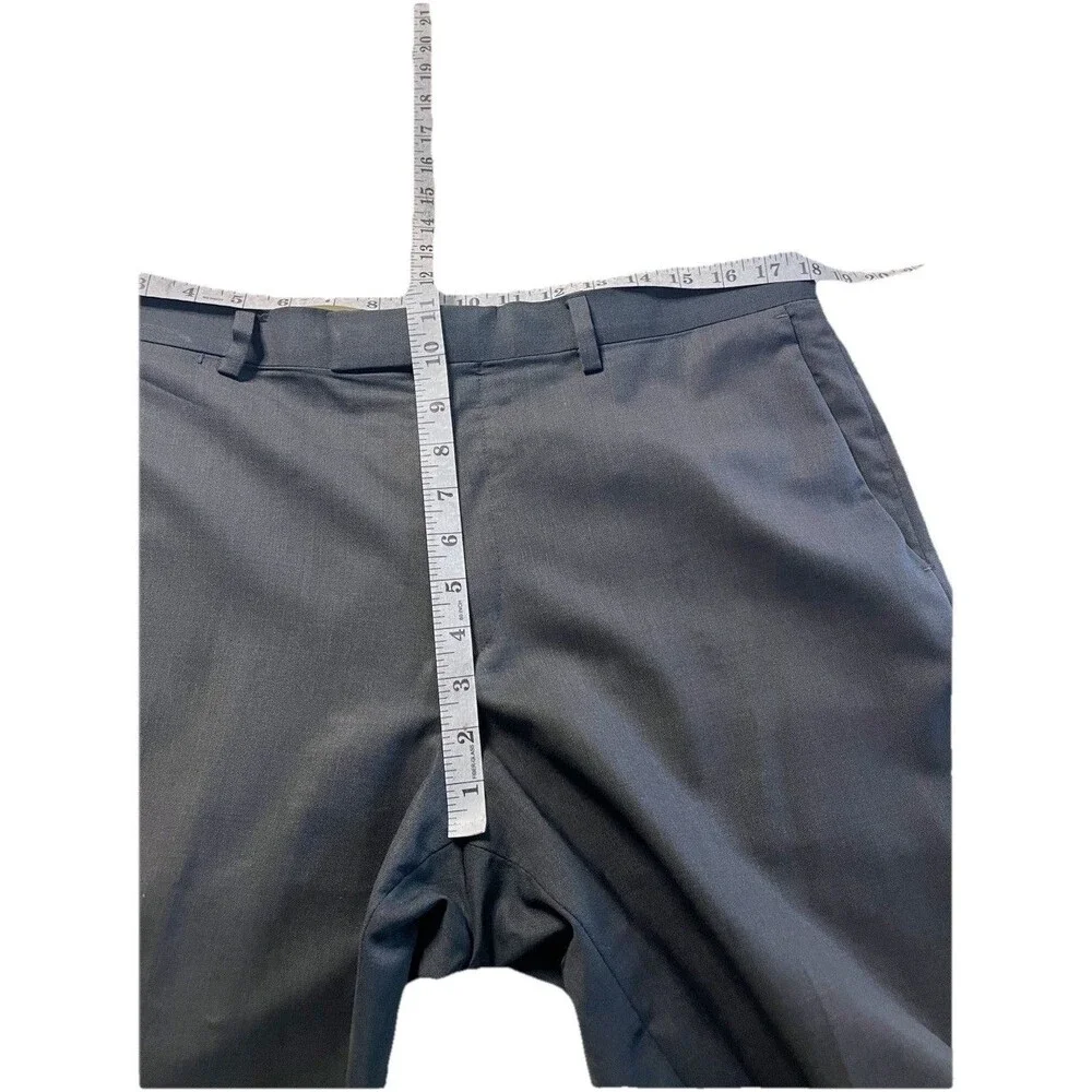 Banana Republic Standard Fit Suit Gray Supr 120s Marzotto Italian Wool 40S 36x27
